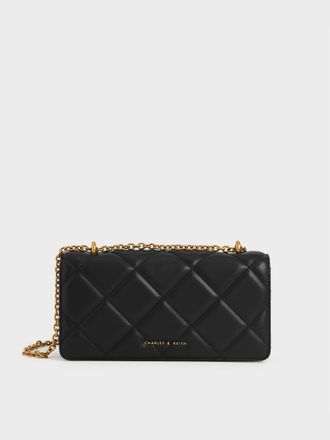Charles & Keith Paffuto Quilted Wallet On Chain