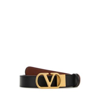 Valentino Garavani Belts, male, Black, Size: 105 CM VLogo Signature Reversible Belt