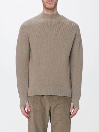 Paolo Pecora High-Neck Cotton Jumper with Dropped Shoulders