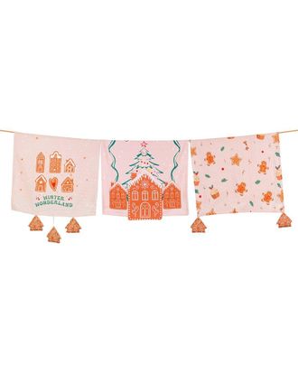 Tiramisu Set Of 3 The Gingerbread Cheer Artisan Kitchen Tea Towel Set