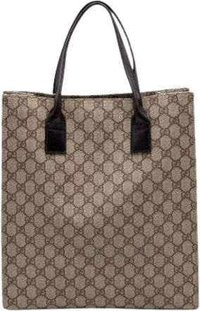 Gucci Pre-owned Tote Bags, female, Beige, Size: ONE SIZE Pre-owned Vintage Tote Bag