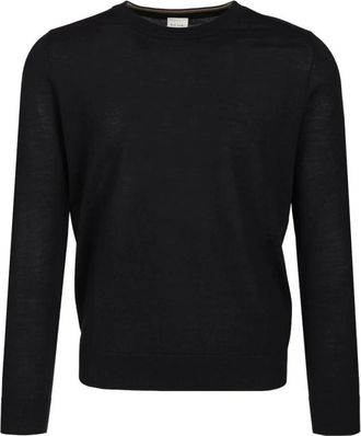 Paul Smith Truien & Vesten, Heren, Blauw, L, Wol, Wool Crewneck Sweater