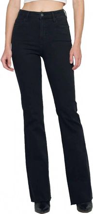Hidden Jeans Happi High Rise Flare Jeans In Black