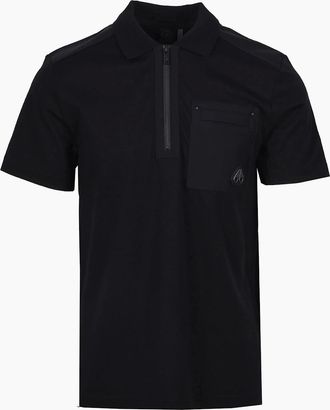 Moose Knuckles Mens MOOSE KNUCKLES DALON POLO BLACK - Size: 38