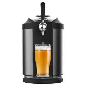 Cecotec Cecotec - Dispensador De Cerveza Beerflow Steel 5000, 65 W, Rango Temperatura Controlada De 2 A 12&ordm;c, Barriles Universales Presurizados 5l, Indicador 