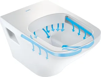 Duravit Duravit - Wc De Pared Durastyle 54cm, Lavavajillas, Sin Borde, Sin