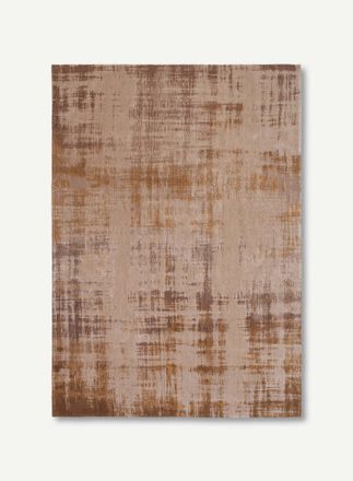Louis De Poortere Dise&ntilde;o De Polvo Veneciano - Alfombra Abstracta Atlantic - Hecha En B&eacute;lgica - Acabado A Mano - Antideslizante Natural - 100% Poli&eacute;ster - Marr&oacute;n G&oacute;ndola