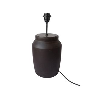 Decoclico Pie de l&aacute;mpara de terracota marr&oacute;n