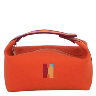 Herm&egrave;s Pre-owned Kara Handtas - Dames - Pre-owned - Oranje - Maat: ONE Size