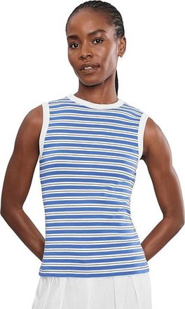 Madewell Ribbed Shell Tank Top Womens Clothing Retro Blue : XL (Womens 14-16), Cotton