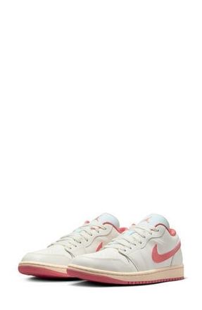 Nike Jordan Air Jordan 1 Low Basketball Sneaker in Sail/Pink Salt/Guava Ice at Nordstrom Rack, Size 7.5