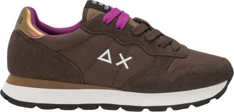 Sun 68 Ally Solid - Dames - Sneakers - Bruin - 36 EU - Leer - Schoenen