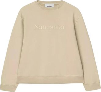 Nanushka Sweatshirts, female, Beige, Size: XS Merrit Jacket