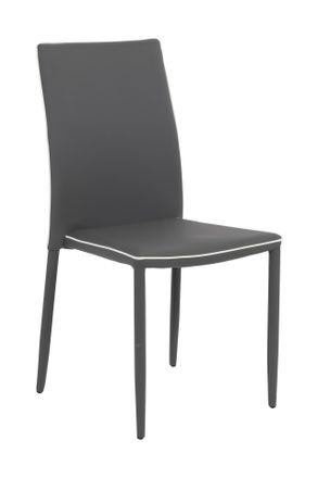 OEM Silla Nathalie Bioclim&aacute;tica En Eco-piel Gris Oscuro 44x41x90