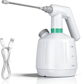 OEM Pulverizador El&eacute;ctrico Recargable De 2 Litros, Rociador El&eacute;ctrico Para Plantas, Pulverizador De Jard&iacute;n Con Boquilla Ajustable, Pulverizador Autom&aacute;tico