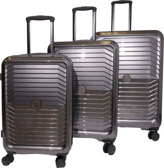 Roberto Cavalli Carbon Fiber 3pc Luggage Set