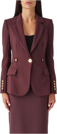 Elisabetta Franchi Mujer, Chaquetas, P&uacute;rpura, Talla: M