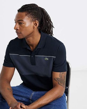 Lacoste Short Sleeve Colourblock Polo