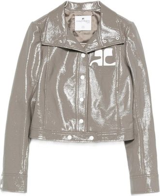 Courrèges Outerwears Marrone-Donna