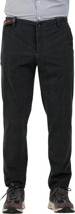 Roberto Ricci Design Gedrukte Technische Fluwelen Broek - Heren - Chinos - Zwart - XL - Broeken