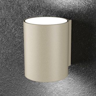 Top-Light Applique moderno top light shape 1143 ap gx53 led metallo lampada parete, finitura metallo sabbia