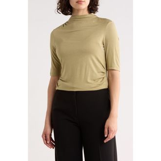 DKNY Elbow Sleeve Knit Top in Sage at Nordstrom Rack, Size X-Large