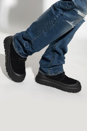 UGG Neumel Weather Hybrid Suede Ankle Boots, Mens, Black
