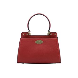 Pourchet Tassen, Dames, Rood, ONE Size, Leer, Trianon PM