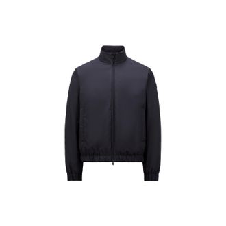 Moncler Moncler Luserna Short Down Jacket, Men, Blue, Size: 5