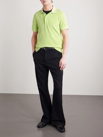 Tom Ford Slim-Fit Cotton-Blend Terry Polo Shirt