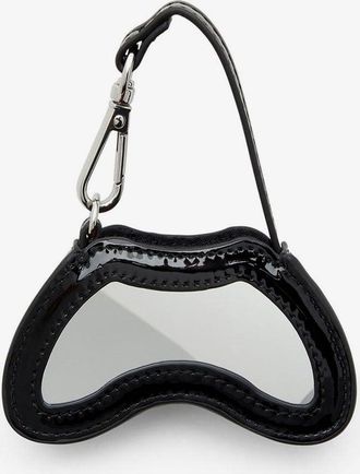 Diesel Womens Keychain Play Charm Black Pvc Hair Accessories