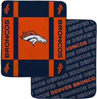 Pegasus Sports Denver Broncos Nfl Team Reversible Fleece Blanket