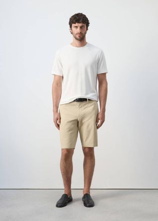 Mango Bermuda slim-fit chino cotone beige - Uomo - 44 - MANGO MAN