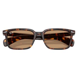Ray-Ban Brunel Zonnebril - unisex - Zonnebrillen - Bruin - 56 MM - Accessoires