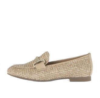 Gabor Womens 85.214.44 Raffia Loafer In Sand