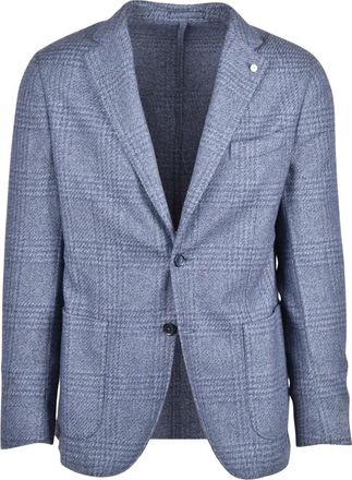 L.B.M. 1911 L.b.m. 1911, Jassen, Heren, Blauw, M, Katoen, Giacca Stondata