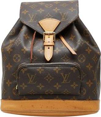 Louis Vuitton Brown Pvc Leather Backpack (Pre-Owned)