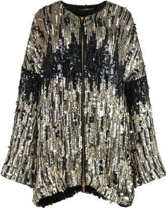 Alberta Ferretti Gebreid Jasje - Dames - Vesten - Veelkleurig - M - Truien & Vesten