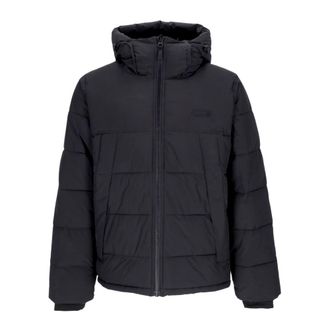 Element Waterafstotende donsjas met verstelbare capuchon - Heren - Winterjassen - Zwart - XL - Polyester - Jassen