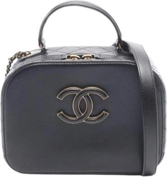 Chanel Pre-owned Vintage Schoudertas - Dames - Vintage Handtas - Zwart - ONE Size - Leer - Vintage