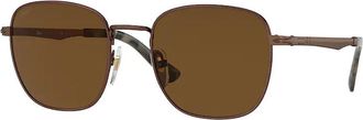 Persol PO2497S 518/31 Mens Sunglasses Silver Size 54