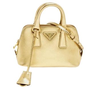 Prada Pre-owned Vintage Handtas - Dames - Vintage Handtas - Geel - ONE Size - Leer - Vintage