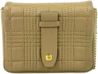 Burberry Pre-owned Lola Leren Schoudertas - Dames - Vintage Schoudertas - Beige - ONE Size - Leer - Vintage
