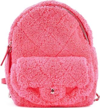 Chanel Coco Beach Quilted Terry Cloth Small backpack - Roze