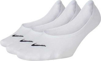 Nike Onzichtbare sokken voor dames (set van 3) (Wit)