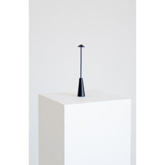 Brightech Enoki 12 Portable USB-Rechargeable LED Bistro Table Lamp with Slim Matte Black Stem and 3-Way Touch Dimming in Classic Black at Nordstrom