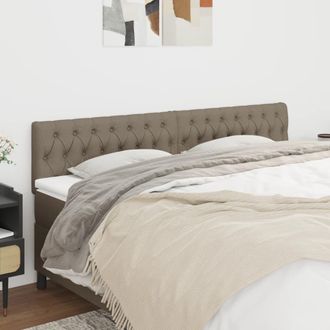 vidaXL Cabeceros 2 Unidades De Tela Gris Taupe 100x7x78/88 Cm Vidaxl
