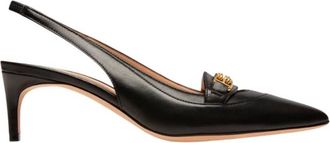 Bally Dianet 55 Leather Slingback Pumps, Brand Size 35 ( US Size 4.5 )