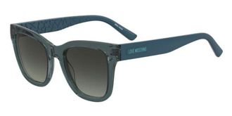 Love Moschino MOL104/S ZI9/IB Womens Sunglasses Blue Size 52