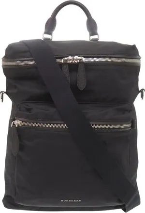 Burberry Pre-owned Burberry Nylon Backpack Product ID 135222 82% Accurate Ladies 1ML0AP02FYVNNJZ5